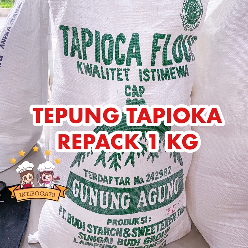 

TEPUNG TAPIOKA PATI REPACK 1 KG GUNUNG AGUNG