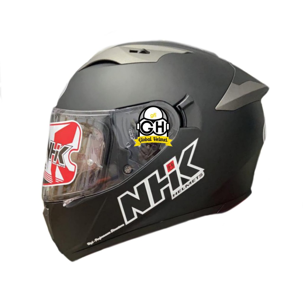 HELM NHK FULL FACE NHK GP PRIME SOLID BLACK DOFF