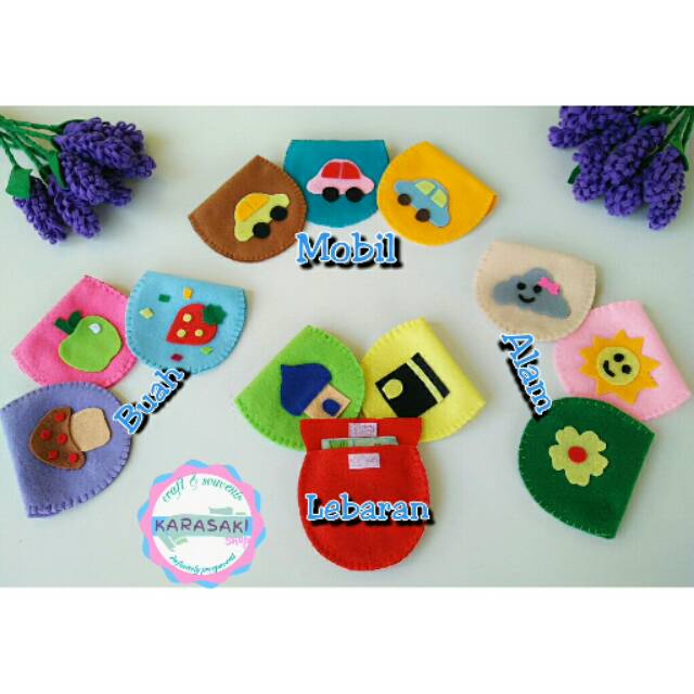 Murah  Amplop flanel lucu/amplop lebaran flanel