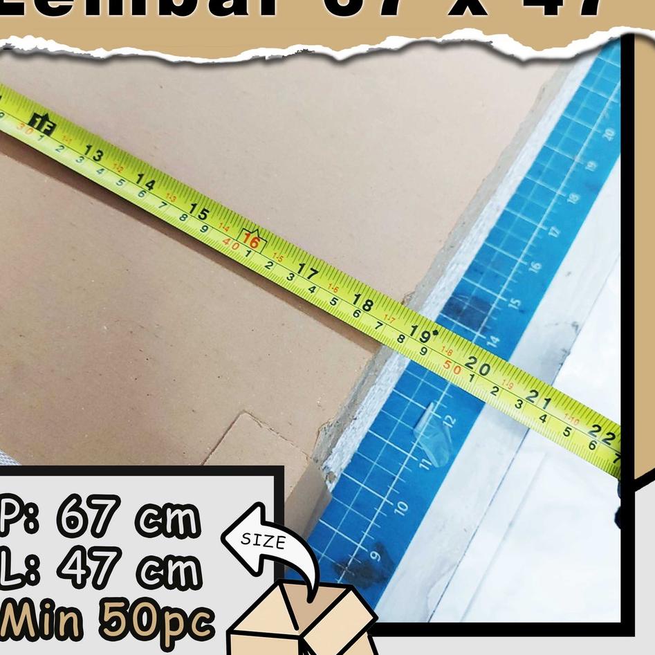 

Promo Khusus Kardus Lembaran 67 x 47 cm Eflute White Craft Kraft Lembaran Kertas