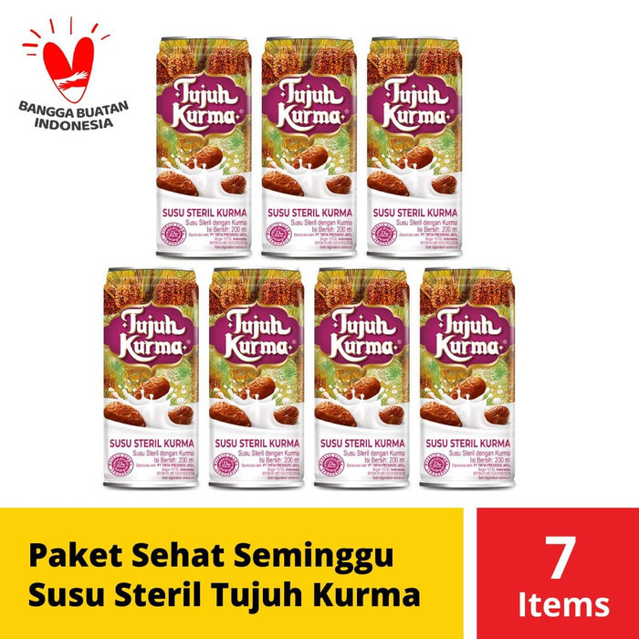 

Paket Sehat Seminggu Susu Steril Tujuh Kurma 7 Pcs