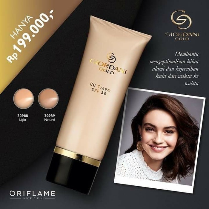 [MURAH] Top Diskon Giordani Gold CC Cream SPF 35 - Natural Oriflame + Bonus ✿✿✿NJMOLA✿✿✿