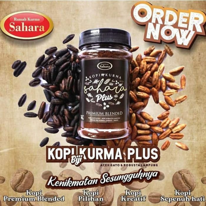 

Kopi Biji Kurma Sahara + Aceh Gayo + Robusta Lampung 90 Gram