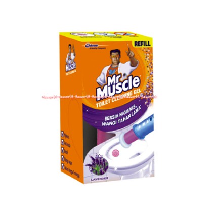 Mr Muscle Toilet Cleaning Gel Isi Ulang Pewangi Kloset WC MrMuskle Toilet Refill 5in1 Dengan Jel Jeli Jelly