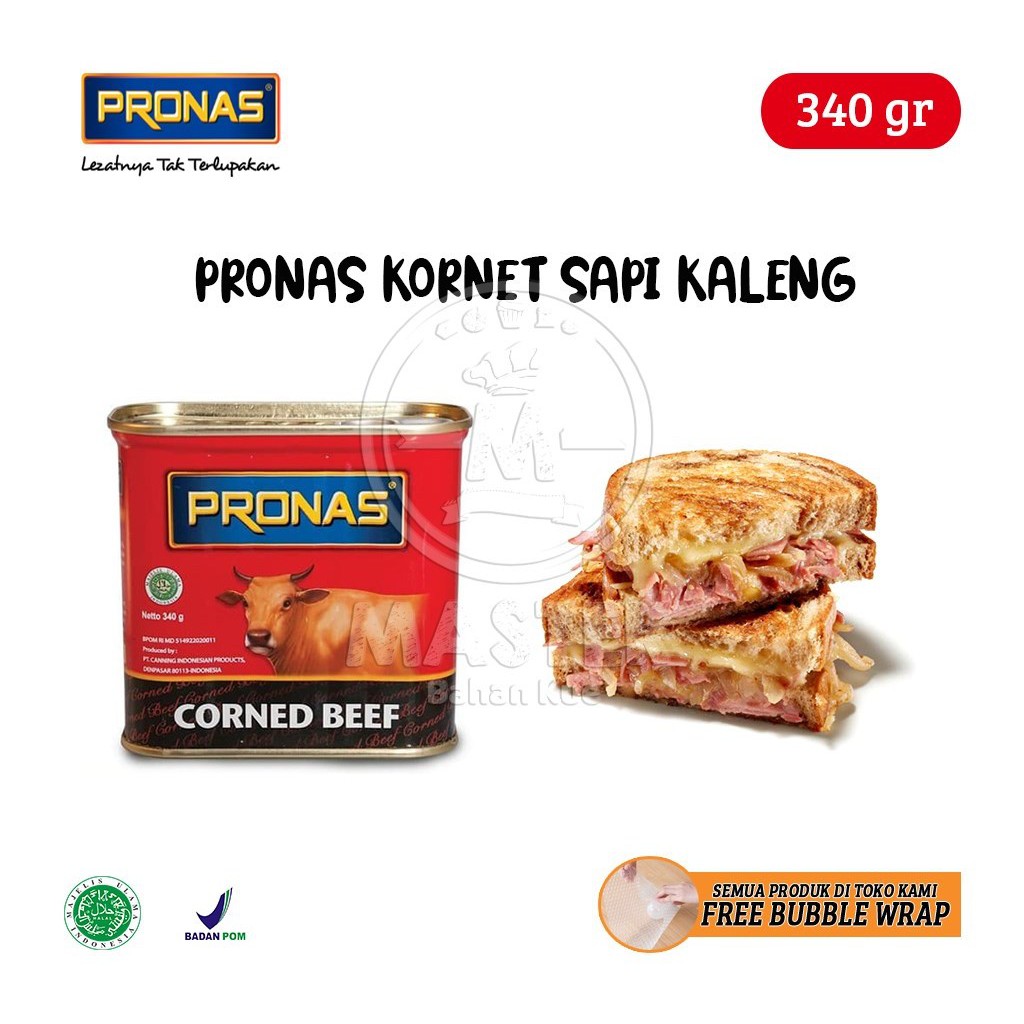 

[340 gr] PRONAS Corned Beef/Kornet sapi original