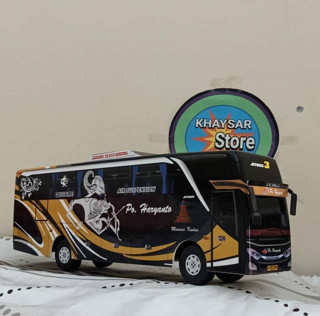 Miniatur Bus bis / mainan bus bis  Haryanto Jetbus3 SHD Livery Rama Shinta