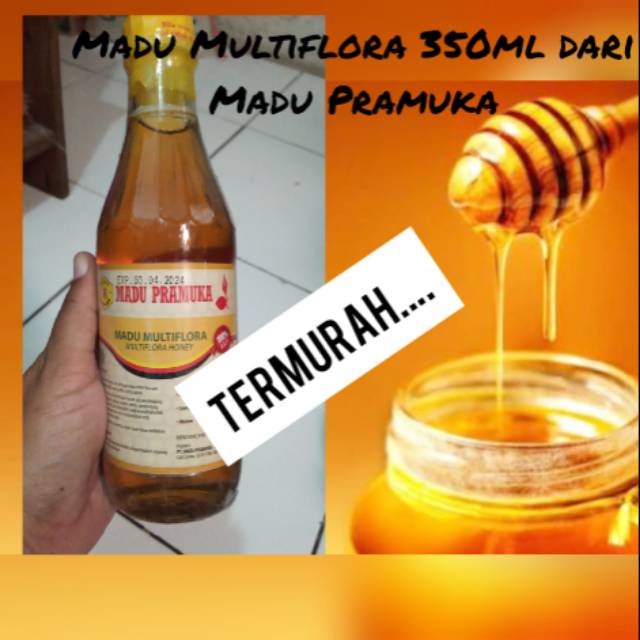 

Madu Multiflora 350ml dari Madu Pramuka