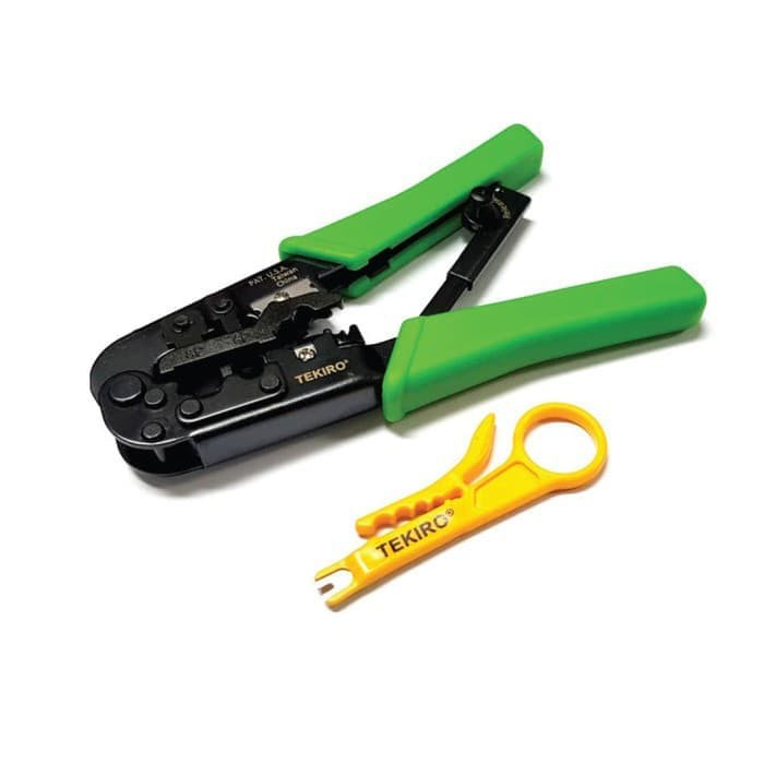 Tekiro Tang Crimping 3 In 1 / Tang Crimper 3 In 1 / Tang Kabel Lan / Tang RJ45