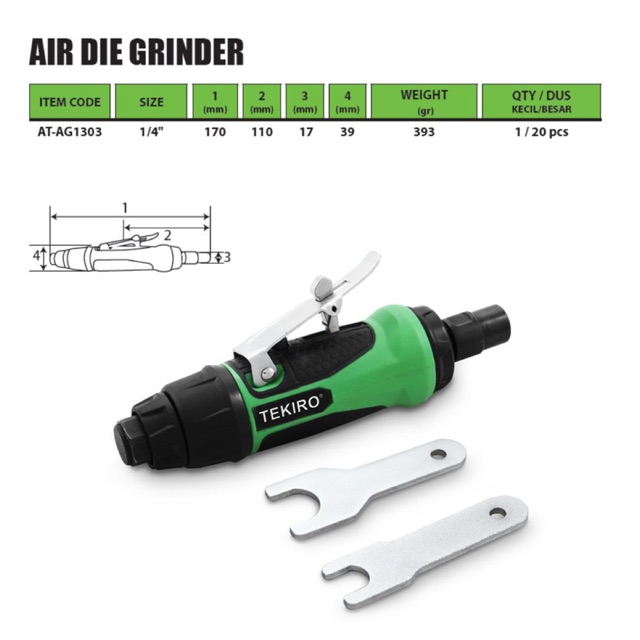 TKR-AIR DIE GRINDER 1/4” / gerinda angin