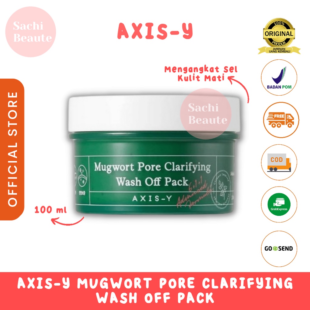 Axis-Y Mugwort Pore Clarifying Wash Off Pack 100ml