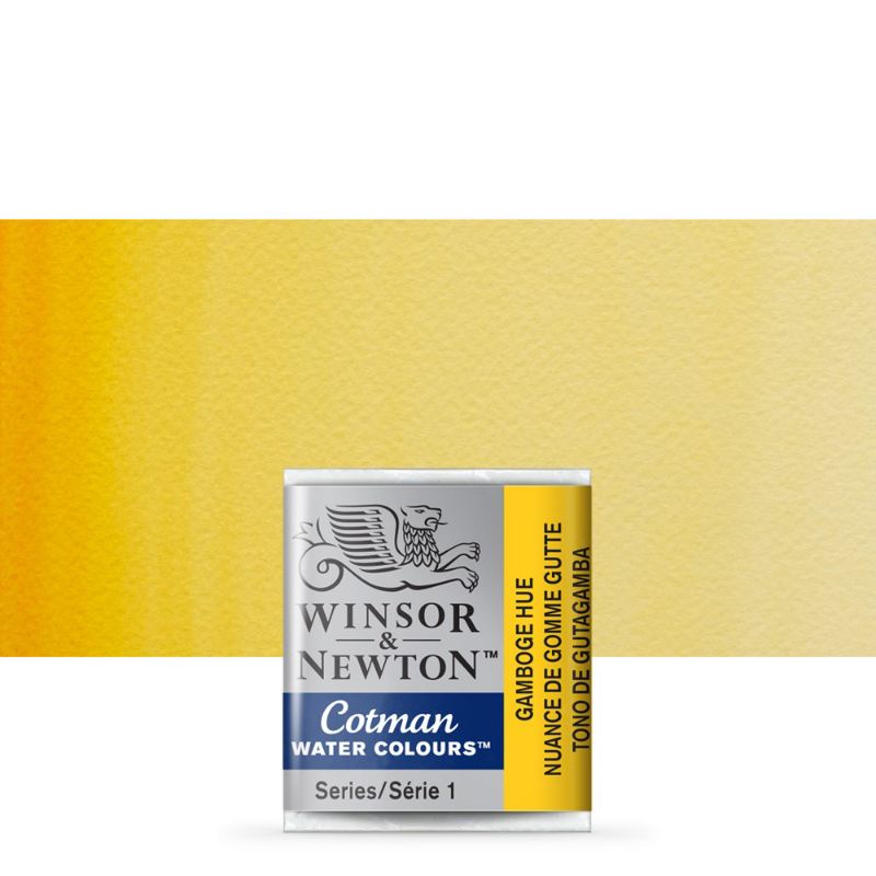 

CAT AIR COTMAN WATER COLOURS HALF PAN GAMBOGE HUE WINSOR & NEWTON