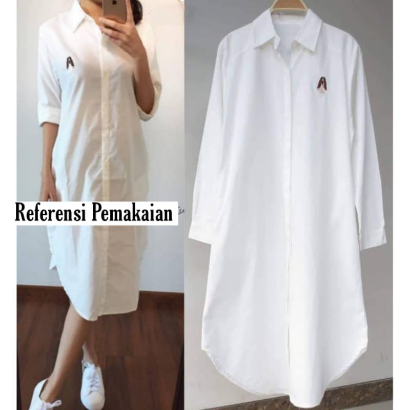 TUNIK WANITA / TUNIK / TUNIK PUTIH / TUNIK HUSH PUPPIES
