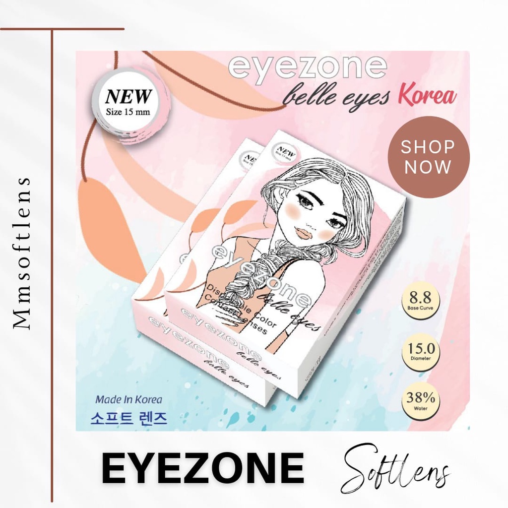 SOFTLENS EYEZONE BELLE MINUS BIG EYES DIA 15MM