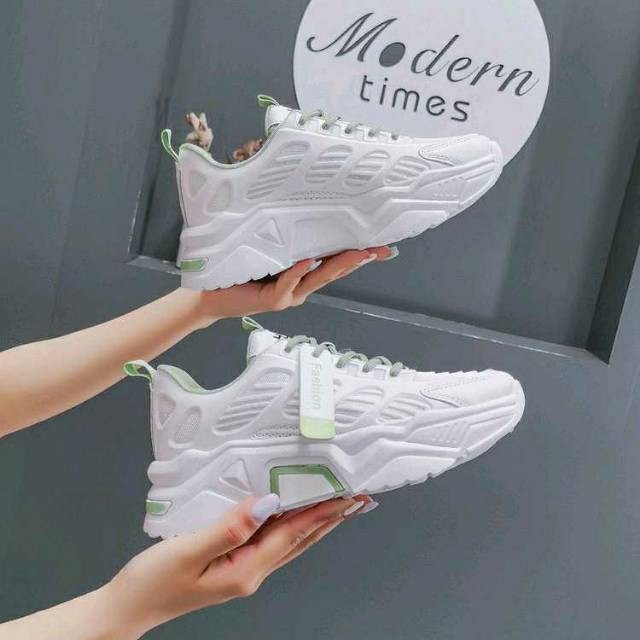 T-11 SEPATU WANITA FASHION SP-081 MODEL KOREA SEPATU SNEAKER IMPORT