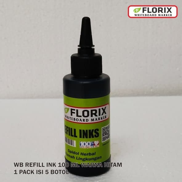 

Tinta Spidol Hitam Alcohol Based 100ml Refill