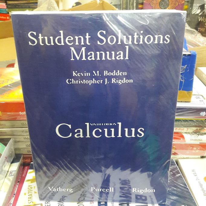 Calculus Ninth Edition + Solution Manual (Valberg,Purcell,Rigdon)