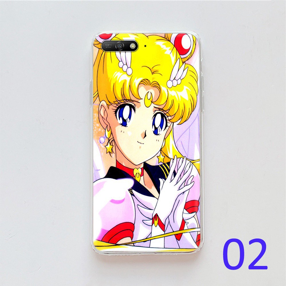 Soft Case Transparan Motif Sailor Moon Untuk Samsung S20 Fe A11 Ultra A21 A21S A31 A51 A71 M40S Plus-02