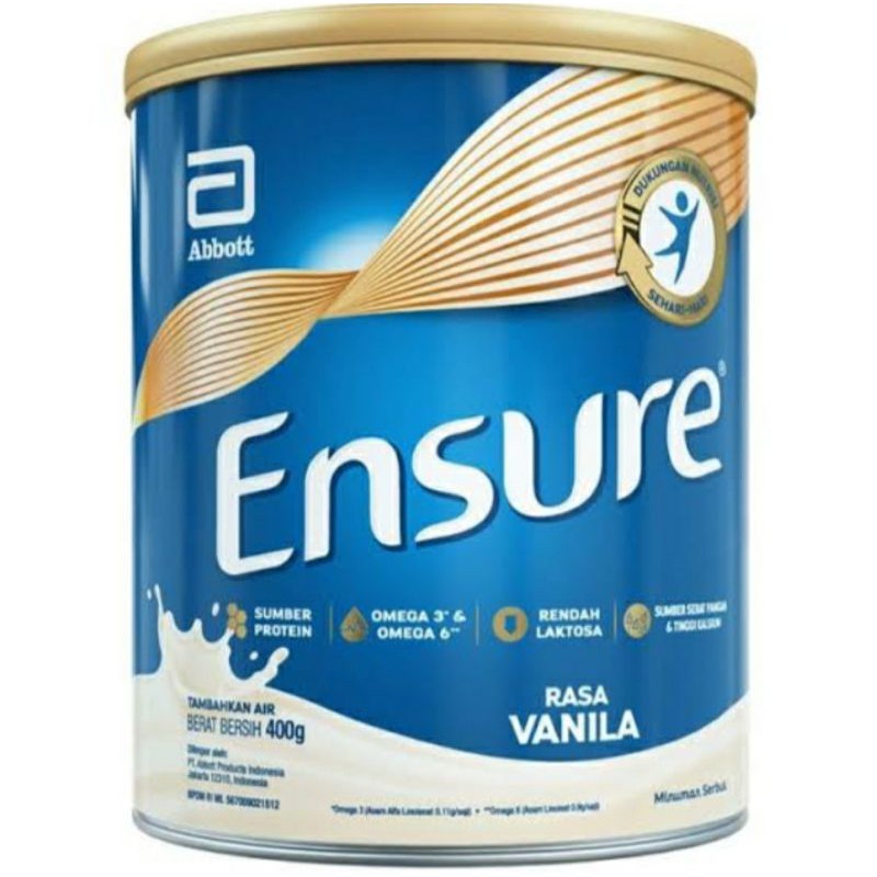 

Ensure Vanila 400 gr susu nutrisi untuk lansia