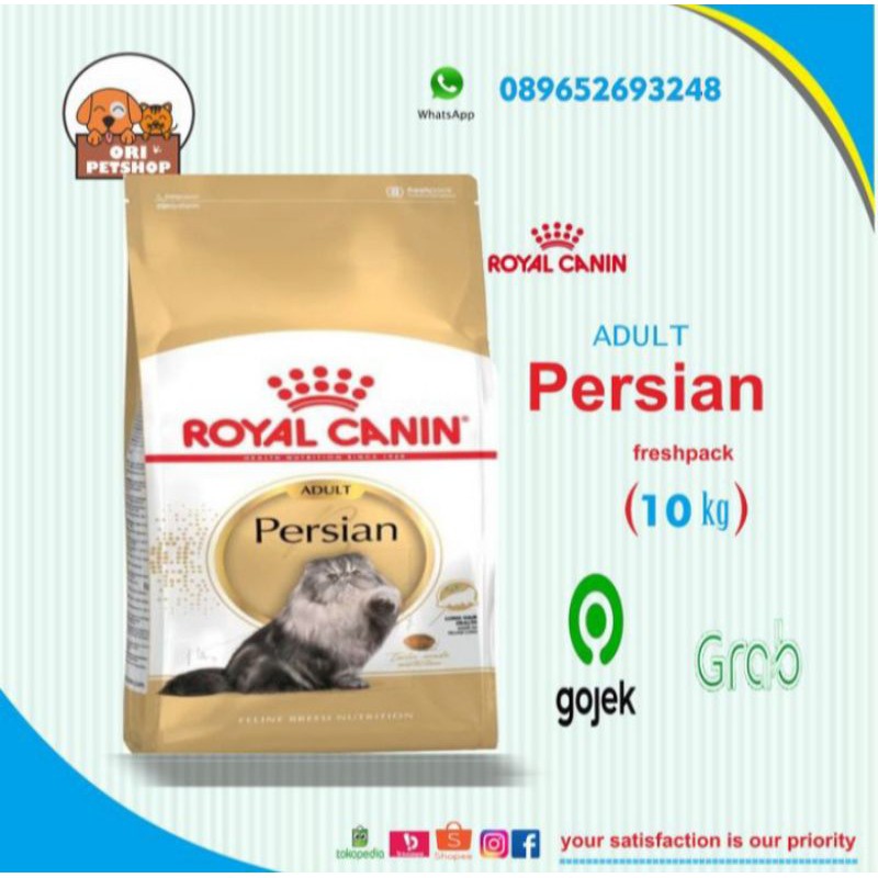 Grab Gojek Only royal canin persian adult 10 kg