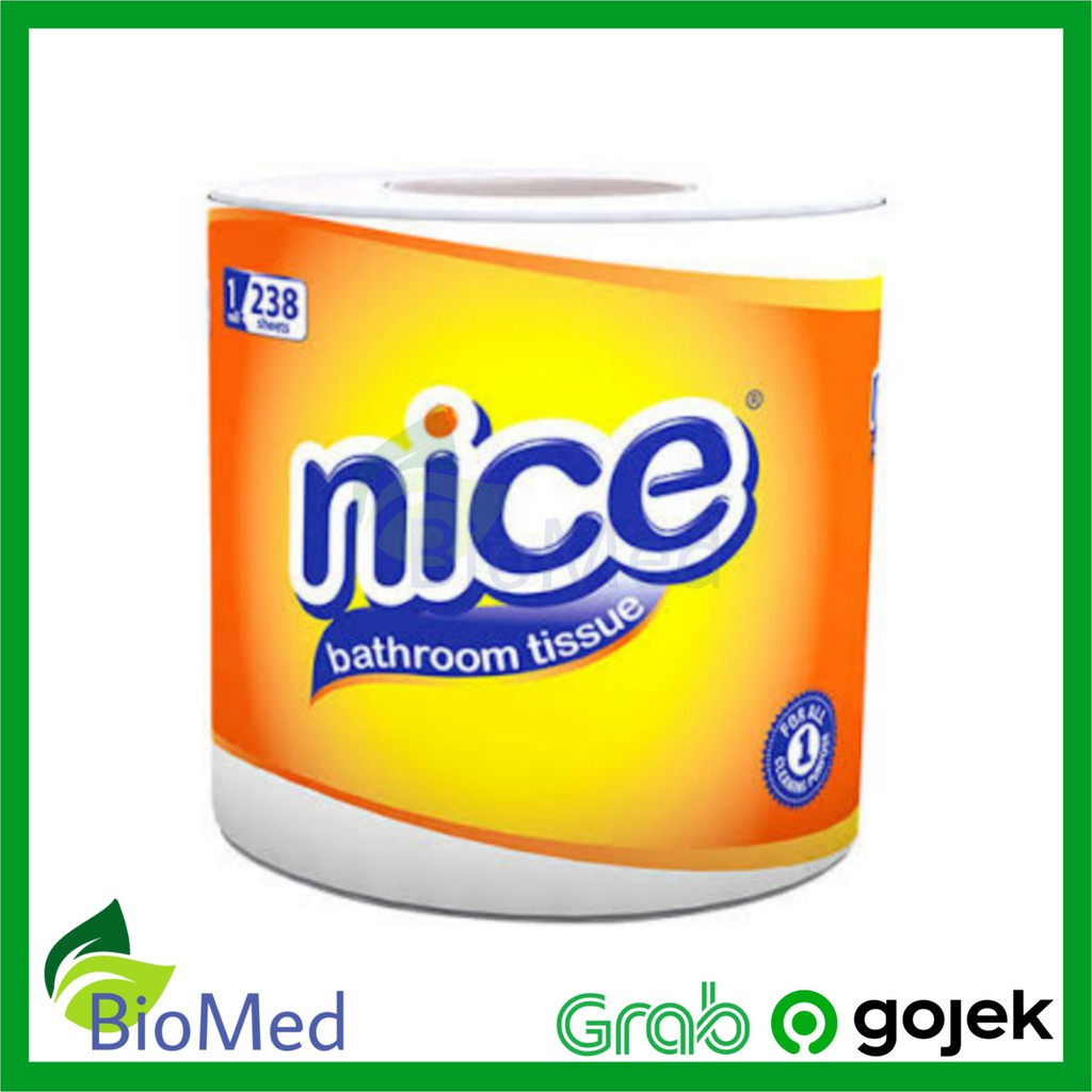 NICE Roll Tissue 238 sheets - Tisu Tisue Gulung