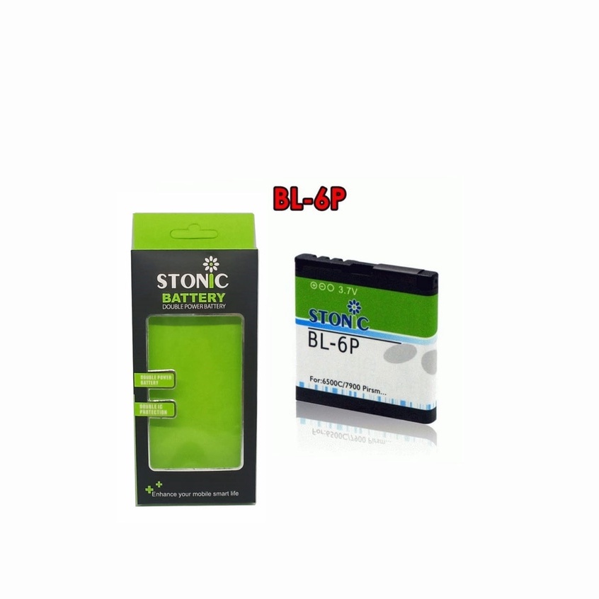 Battery Stonic Double Power IC Protection Baterai Nokia BL-6P 6500C Batre