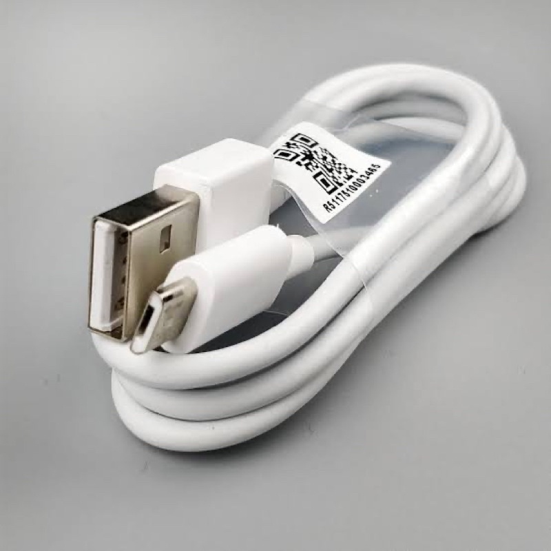 Kabel data Xiaomi Fast Charging/Quick Charger Micro USB Putih ORIGINAL 100%