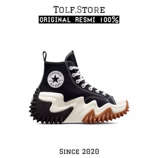 converse run star black