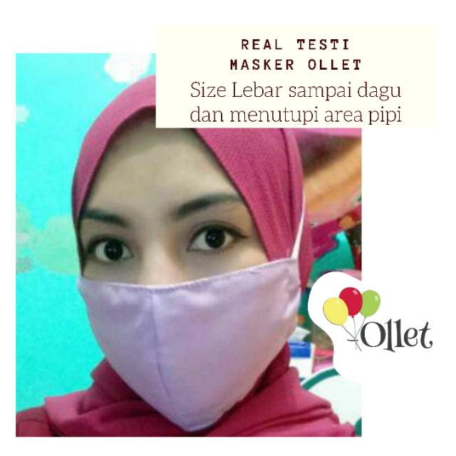 orderan masker 2 ply katun premium