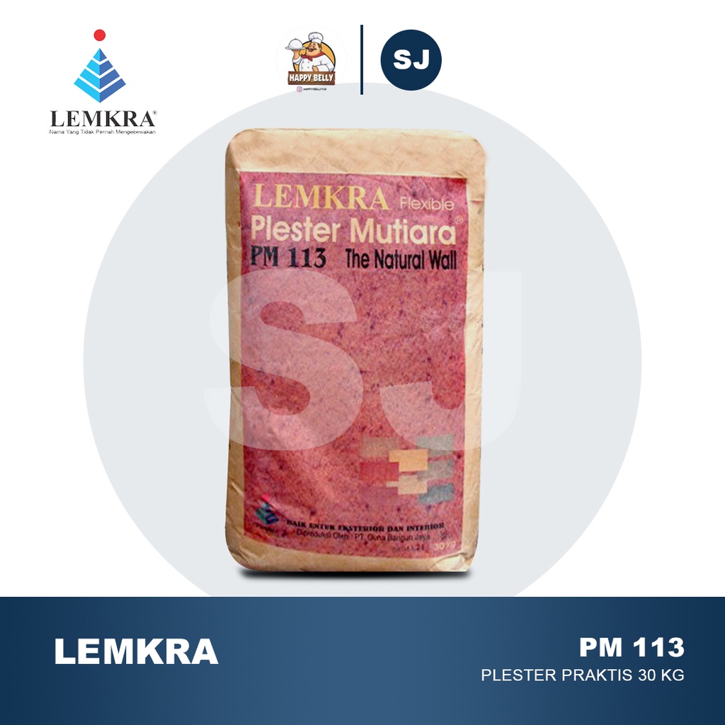 Lemkra PM 113 30Kg Semen Instan Plester Mutiara