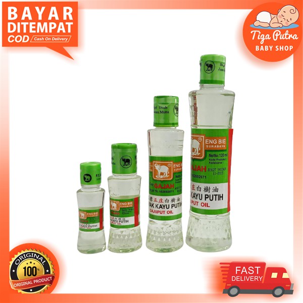 Minyak Kayu Putih Cap Gajah Cajuput Oil 30ml, 60ml