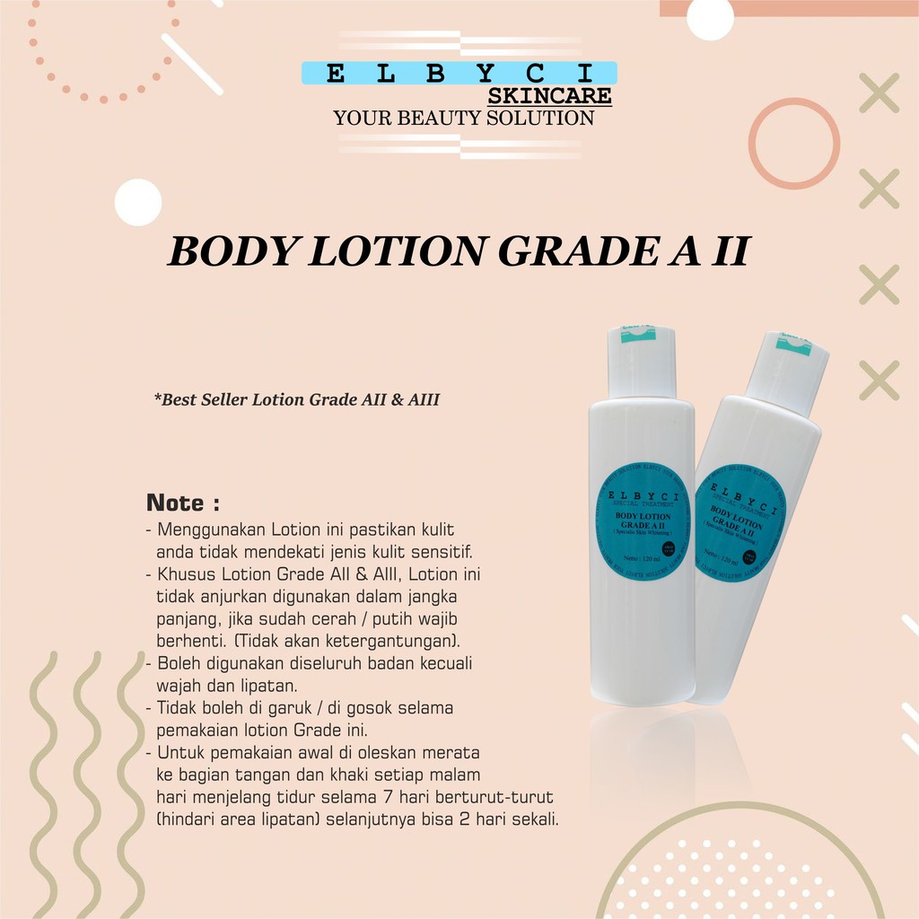ELBYCI  BODY LOTION GRADE A II 120ml