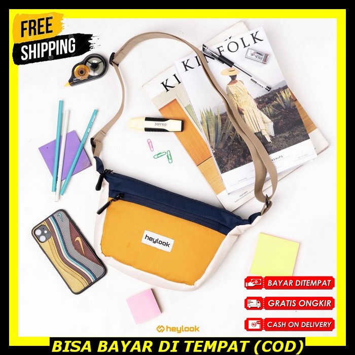 Tas Selempang Pria Terbaru 2022 Sling Bag Distro Original Selempang Cowok Import Keren Slingbag Eger