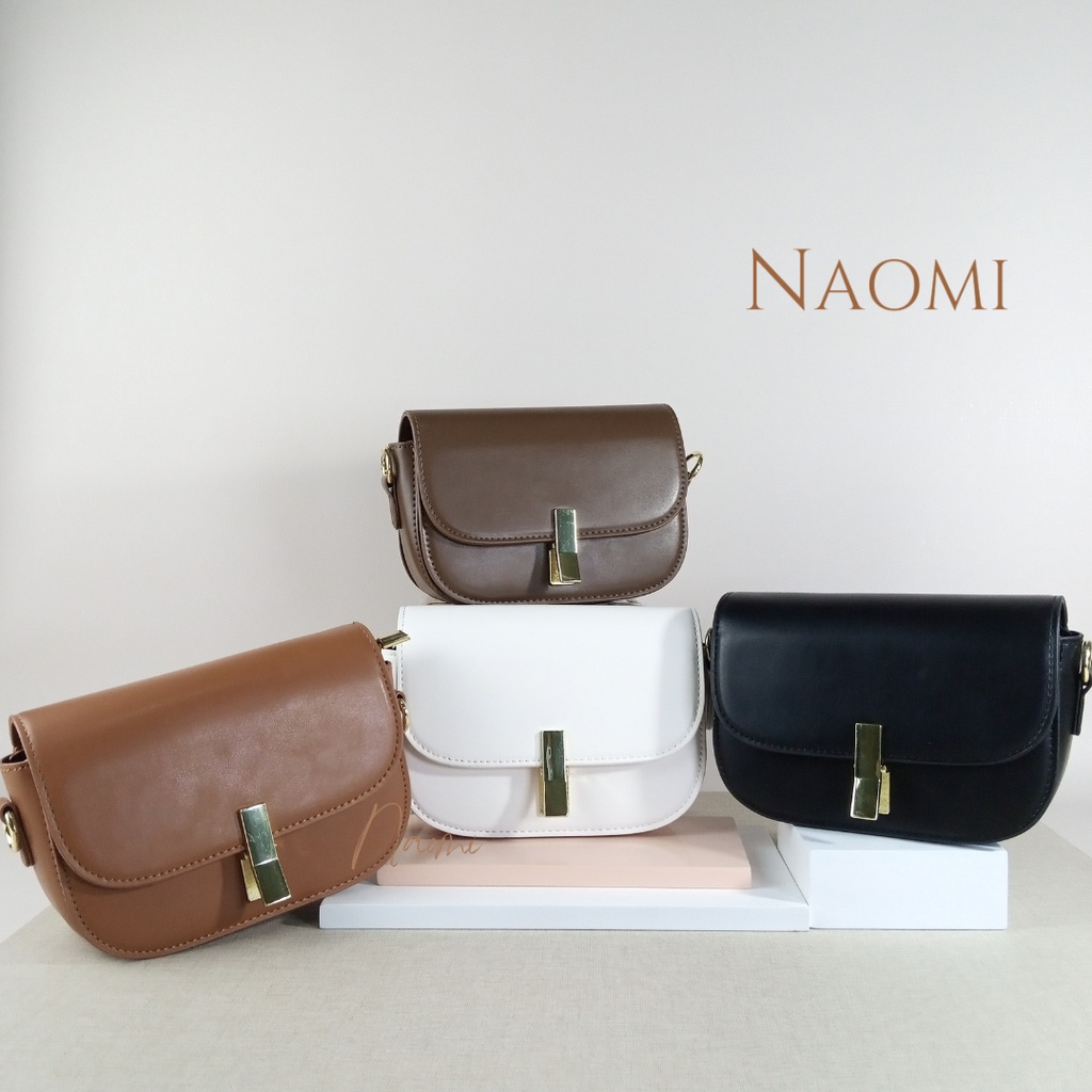 NAOMI - Theresia Sling Bag Import - Tas Selempang - Tas Kulit Wanita Impor - Tas Fashion - Tas Wanita - Tas Naomi - Naomi Bag