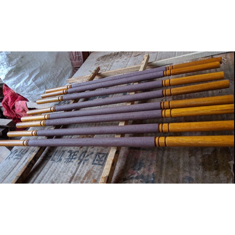 (1pasang) Tangkringan burung Kacer poci amplas premium jati