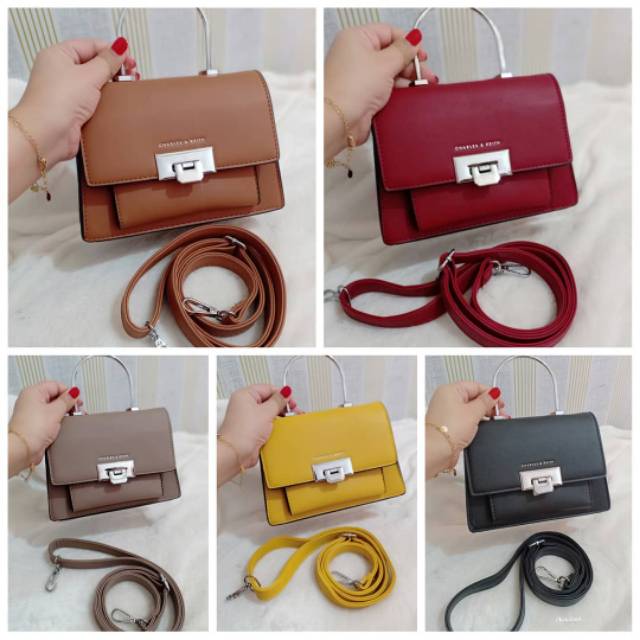 TAS TENTENG CHARLES AND KEITH tas pesta ck