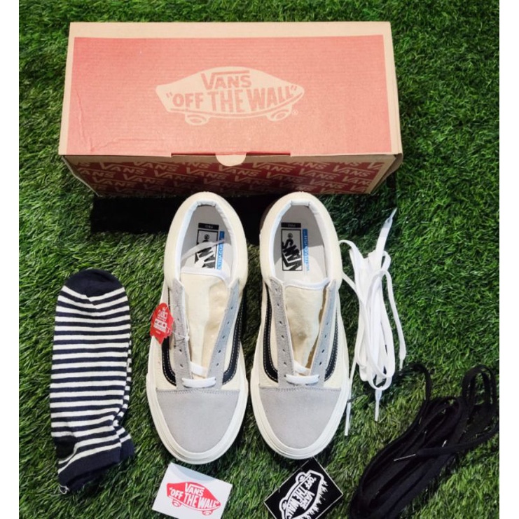 SEPATU V4NS OLD SKOOL GREY MOCCA LIS HITAM OG SEPATU SNEAKERS PRIA  SNEAKERS WANITA SEPATU SNEAKERS