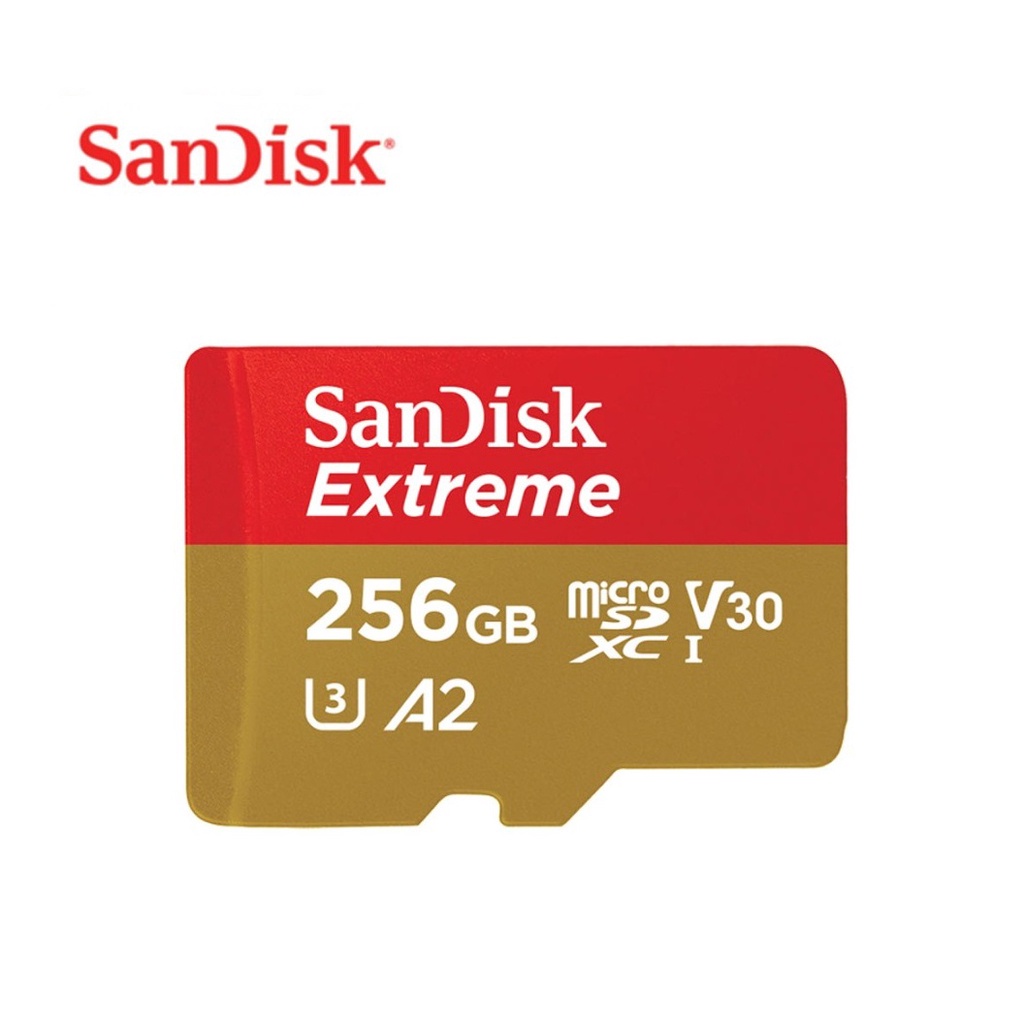 SanDisk Extreme 256GB A2 160MB/s MicroSD Card