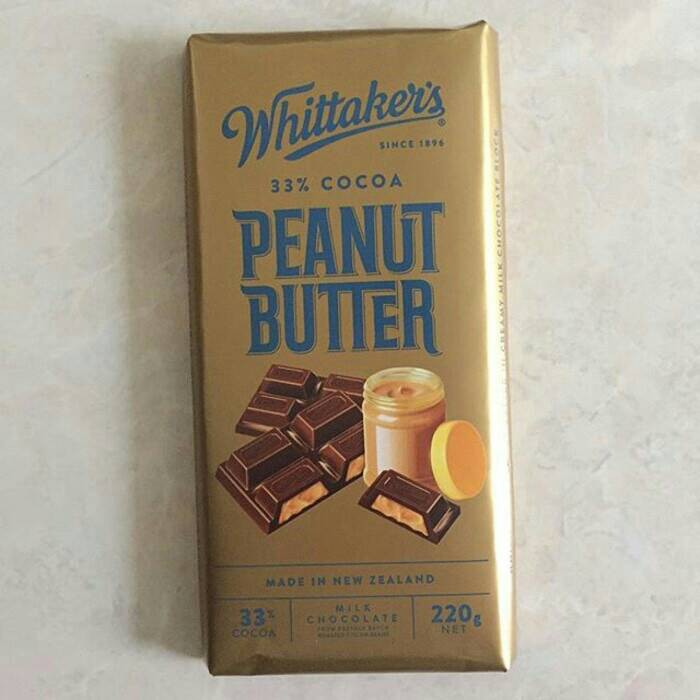

New Zealand Whittaker's Peanut Butter Chocolate Block Whittakers