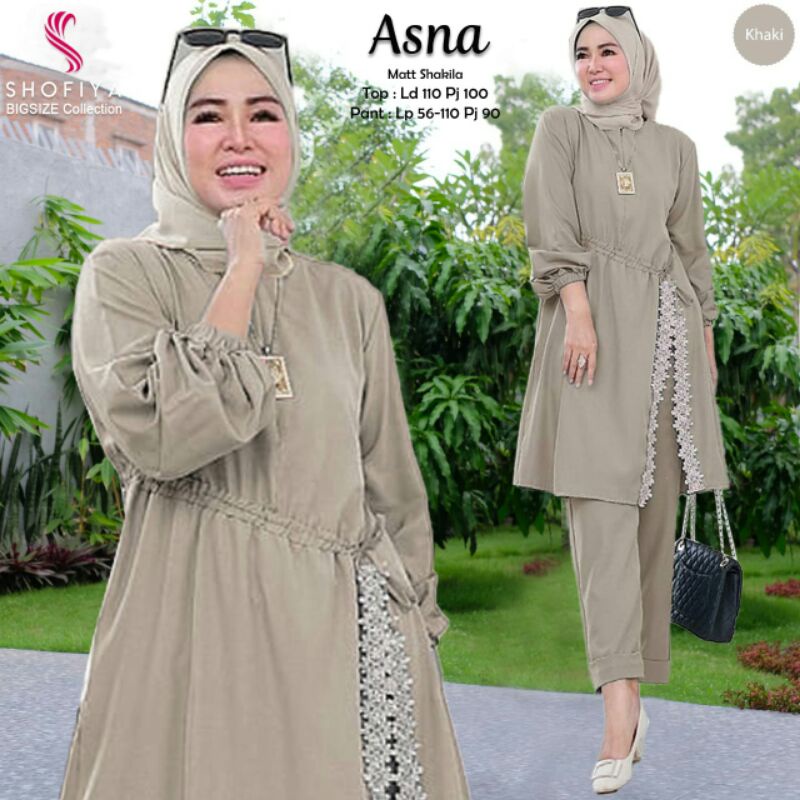 ASNA One Set (top &amp; pants) Berlabel Shofiya