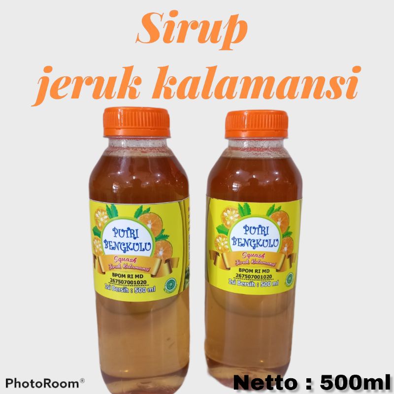 sirup jeruk kalamansi