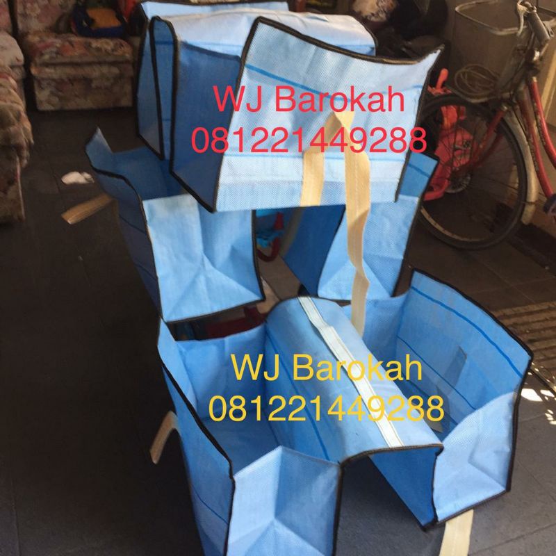 Tas Rengkek / Tas Kurir Bahan Terpal Karung