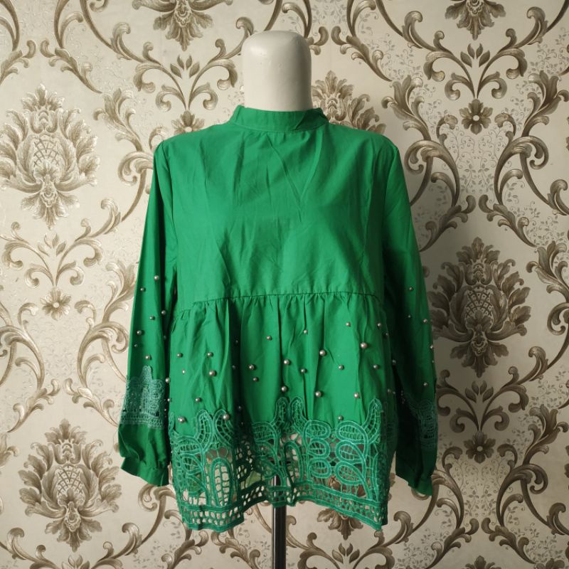 BLOUSE PAYET BLUS RENDA BLUS RENDA PAYET BLUS POLOS RENDA PAYET