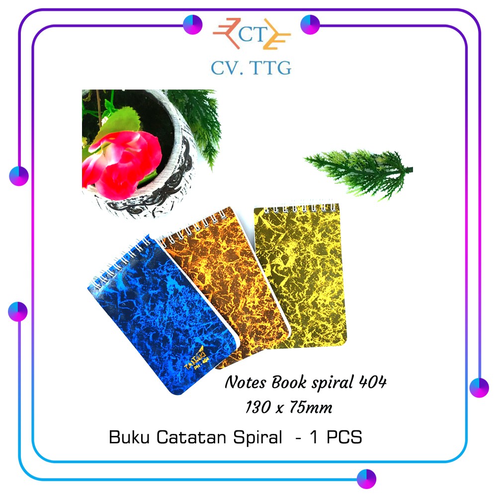 

Buku Catatan Spiral |Agenda| Notes Mini 404 | Note Book Mini 130x75 mm