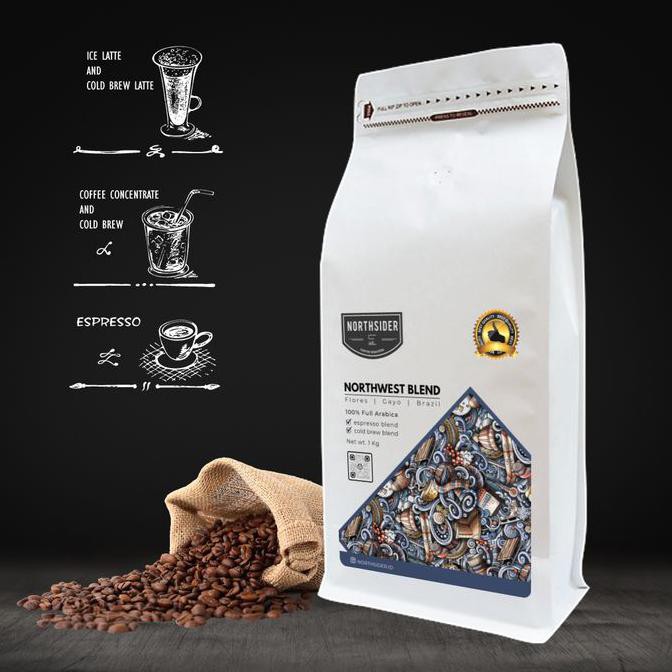 

BIJI KOPI ARABIKA NORTHWEST ESPRESSO BLEND -1KG NORTHSIDER COFFEE - BIJI KOPI