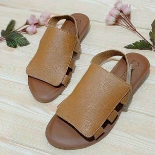 sandal wanita terbaru kulit asli 2021/fashion sandal wanita kulit asli  murah