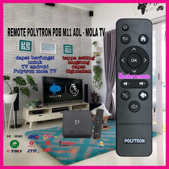 Remot Remote Stb Polytron Android Mola Tv #98