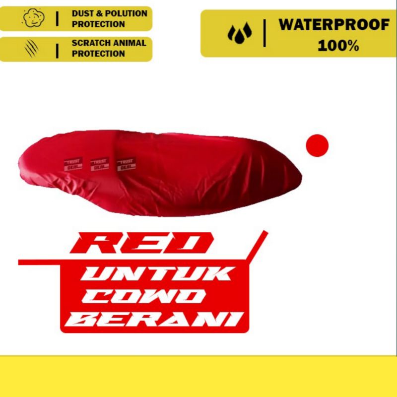 OEM SUPERIOR Sarung Cover Jok Motor Matic Besar Ukuran XL 100% Anti Air Bahan Tebal - COD Terlaris