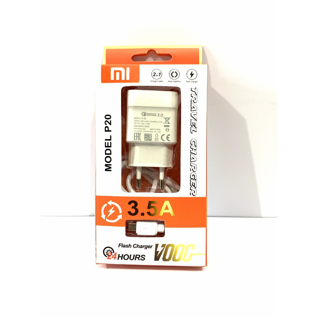 Charger Branded P20 1Usb Xiaomi