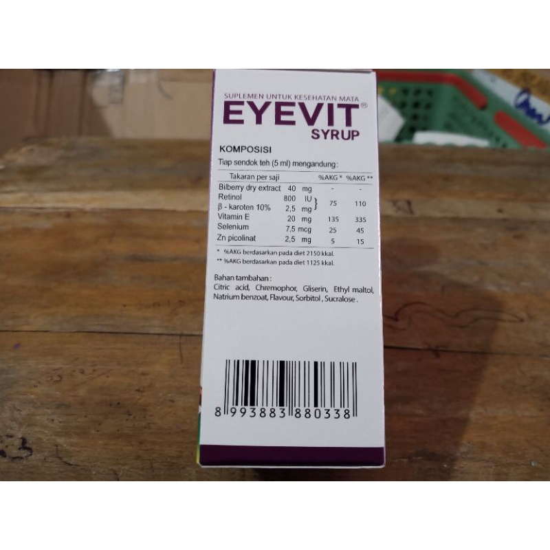 EYEVIT SIRUP 60 ML - ED 09/2024