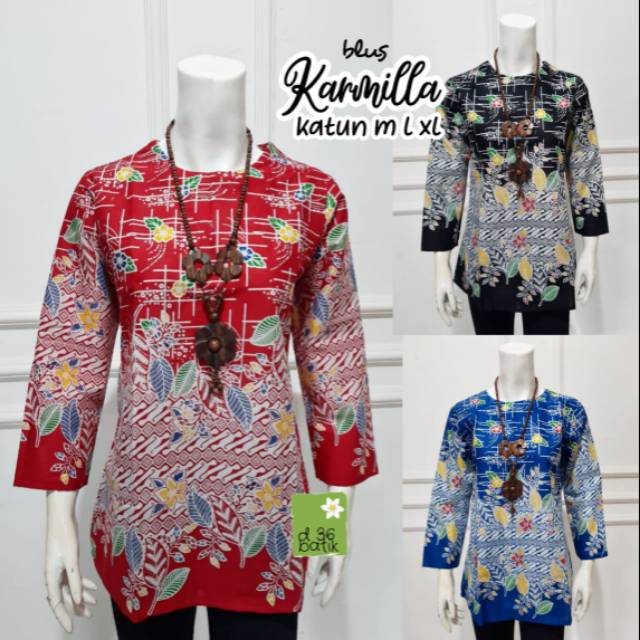 Blus karmilla batik modern